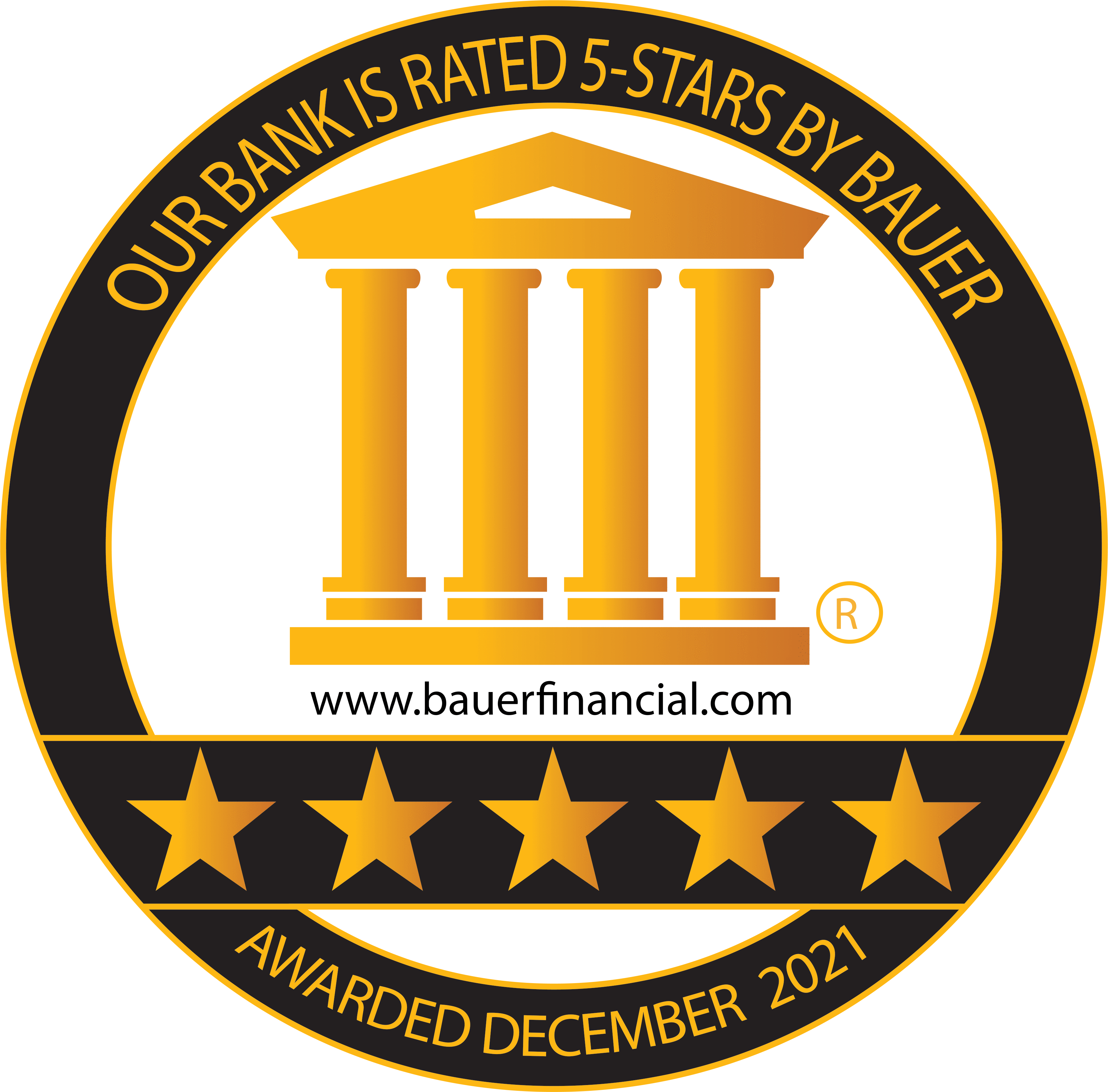 5 Star Bauer Financial Inc. rating