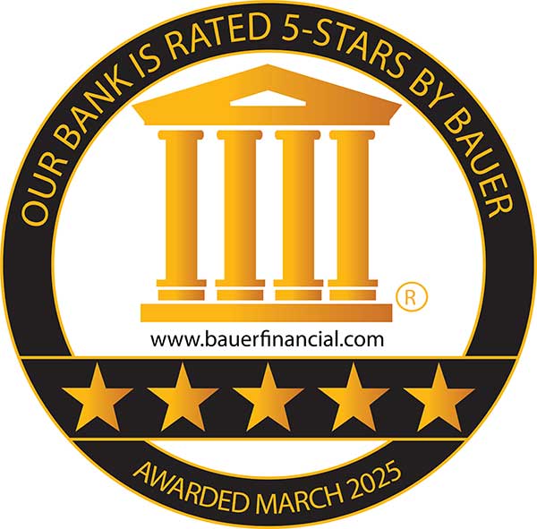 5 Star Bauer Financial Inc. rating logo