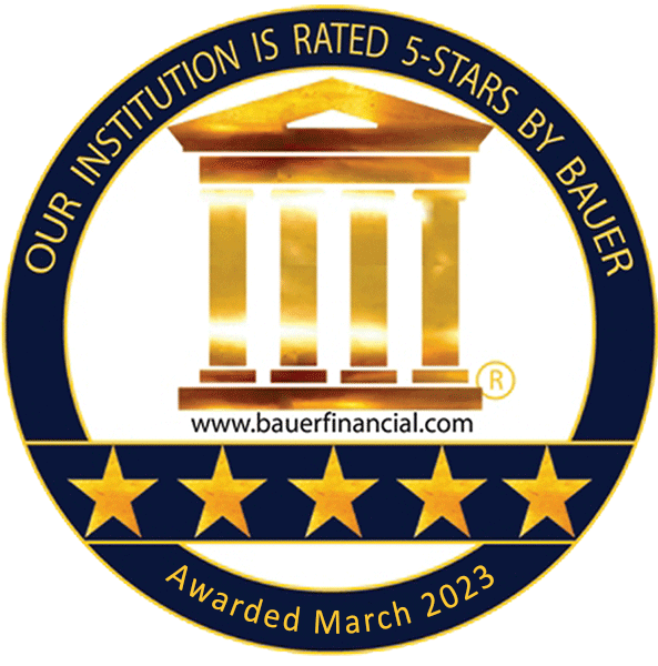 5 Star Bauer Financial Inc. rating logo