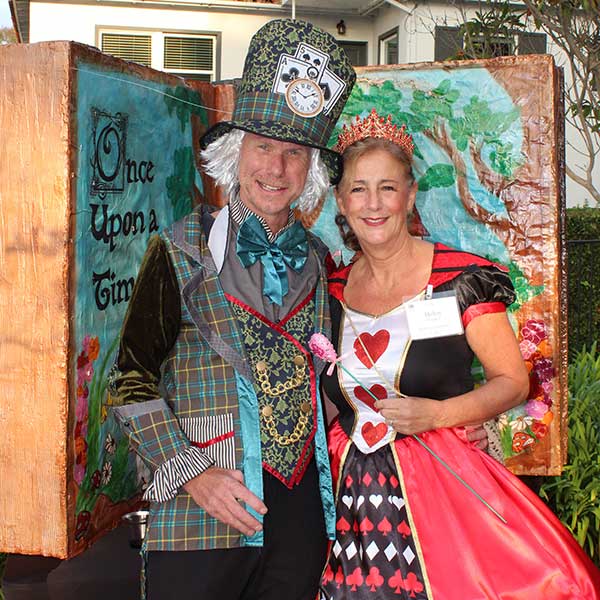 man and woman couple dressed as fairy tale couple