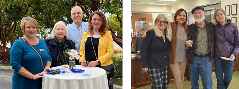 San Pedro business members attending Malaga Bank's mixer event