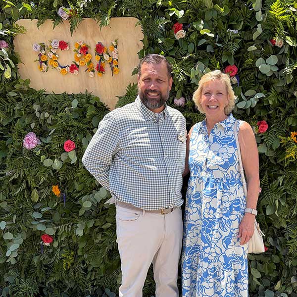 2 people attending event